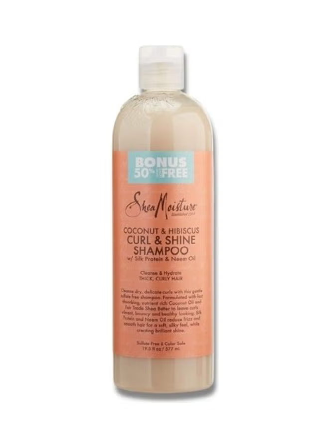 Coconut And Hibiscus Curl Shine Shampoo 577ml