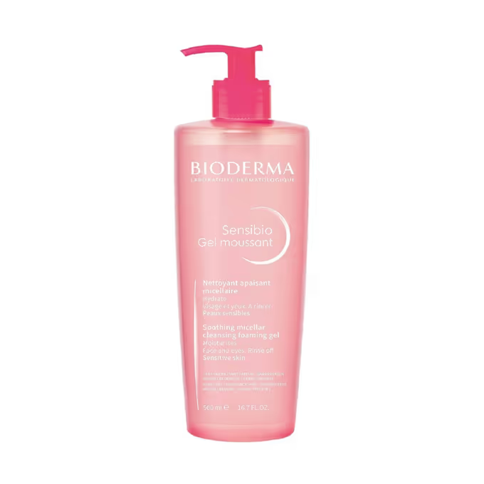 Bioderma Sensibio Gel Moussant Soothing Micellar Cleansing Foaming Gel - 500ml