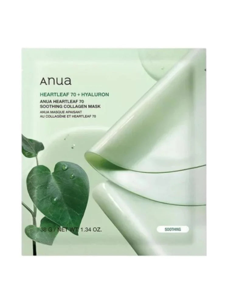 Anua Heart Leaf 70 Soothing Collagen Mask - 38g