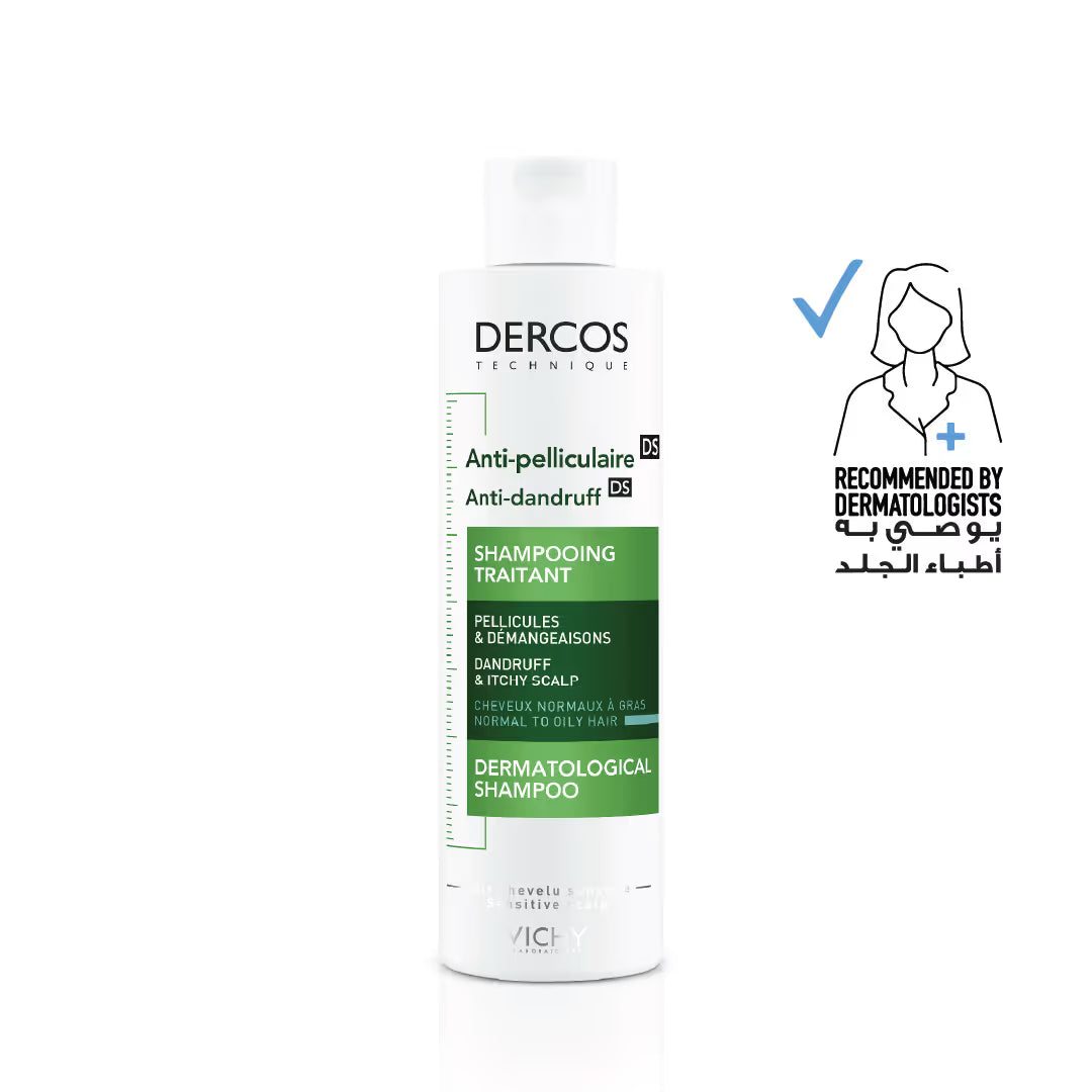 Vichy Dercos Anti-Dandruff Shampoo for Normal to Oily hair - 200ml