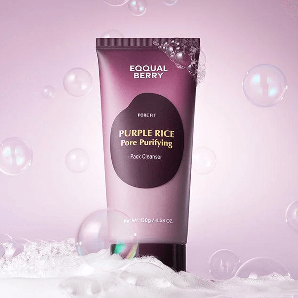Eqqualberry Purple Rice Pore Purifying Cleanser - 130gm