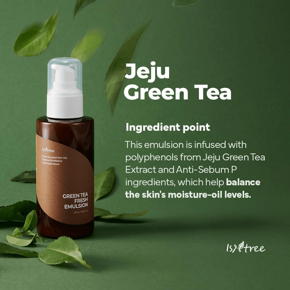 Isntree Green Tea Fresh Emulsion - 120ml