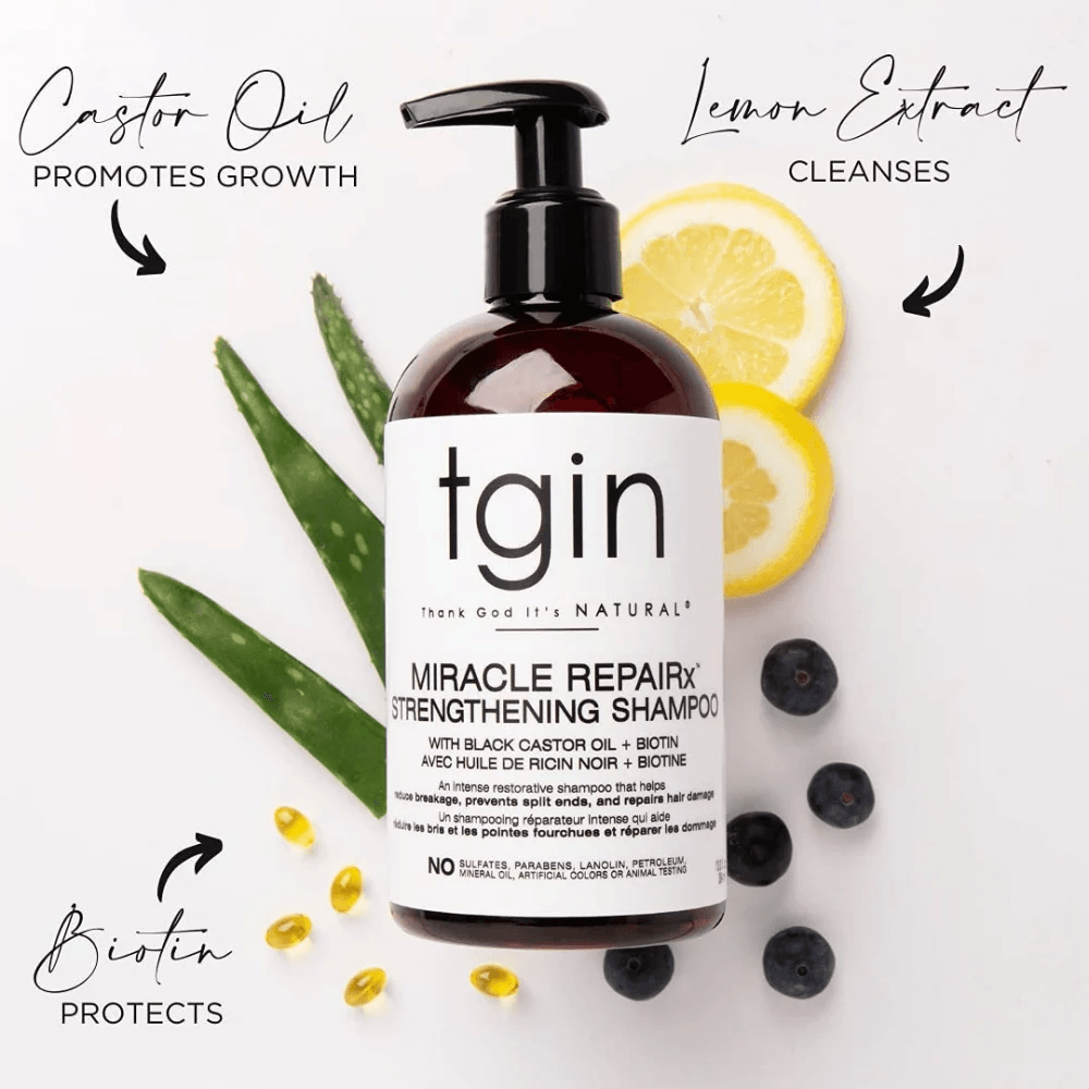 TGIN Miracle RepaiRx Strengthening Shampoo For Natural Hair - 384ml
