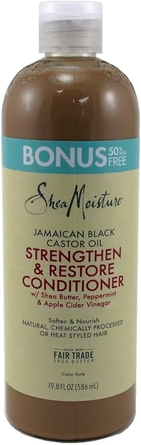 Shea Moisture Jamaican Black Castor Oil Strengthen and Restore Conditioner - 19.8 fl oz (Pack of 1)