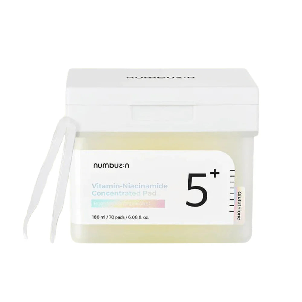 منظفات قطنية بالنياسيناميد المركز Numbuzin No.5 Vitamin-Niacinamide Concentrated Pad(70Pads)