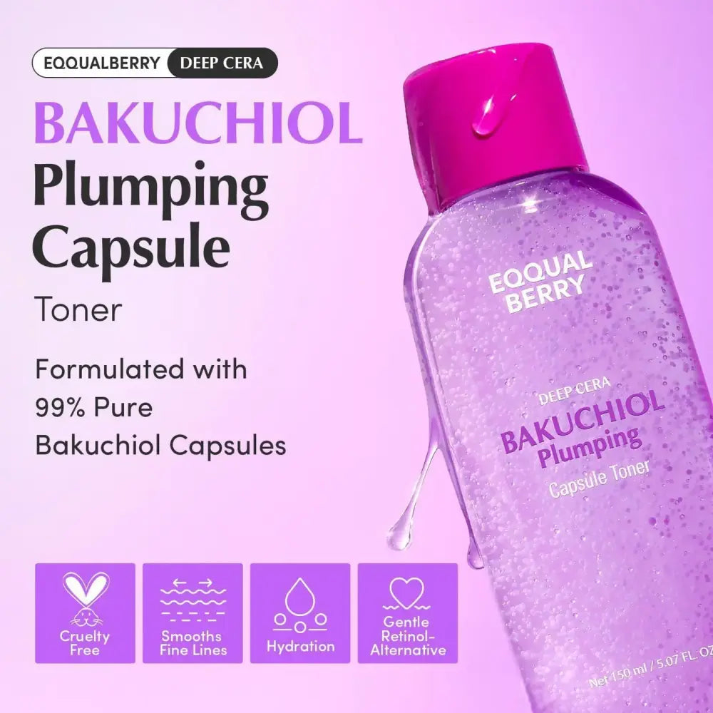 Bakuchiol Capsule Toner – Hydration & Skin Elasticity – Equal Berry – 150ml