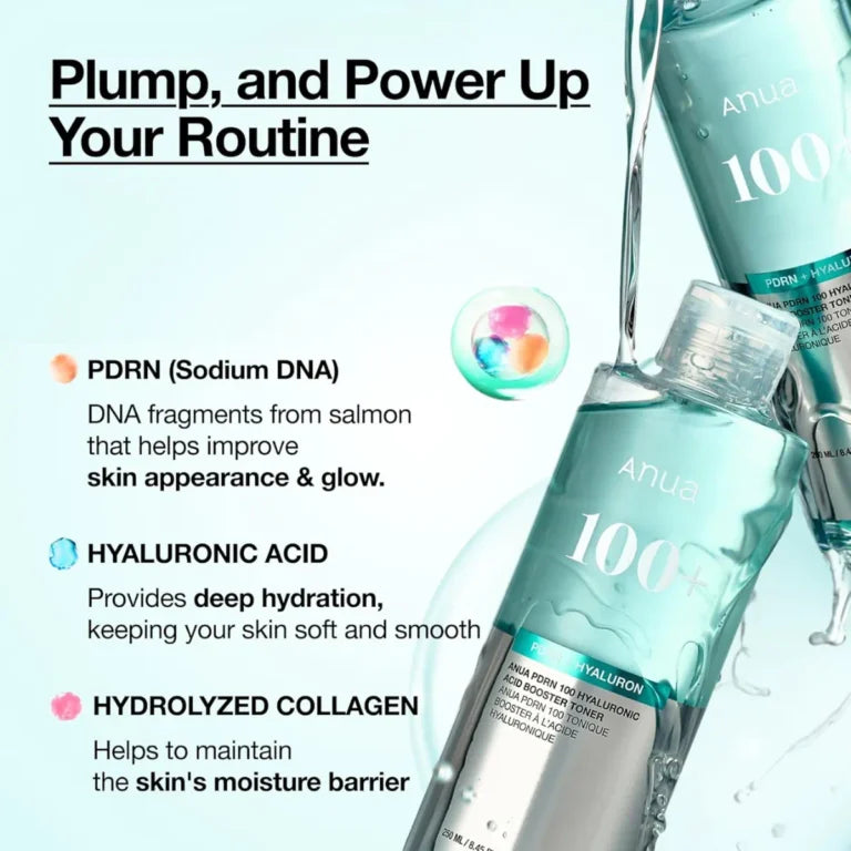 ANUA PDRN 100 Hyaluronic Acid Booster Toner - 250 ml