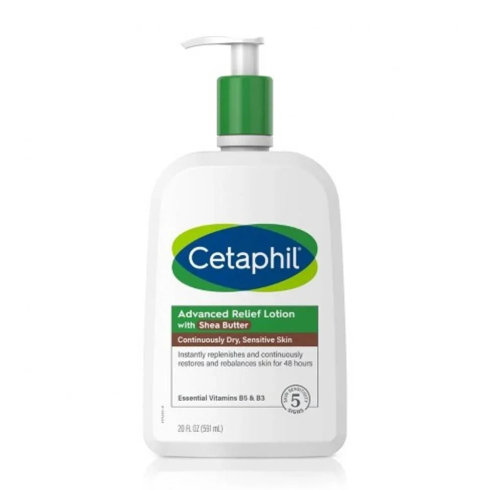 Cetaphil Shea Butter Lotion Advanced Repairing Treatment for Dry, Sensitive Skin and Moisturizing Dry Areas 591 ml