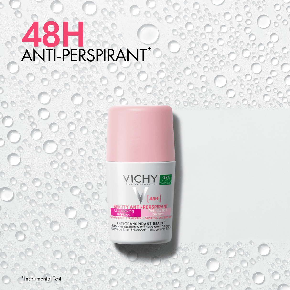 Vichy Beaute Anti-perspirant 48Hr Roll On Deodorant - 50ml