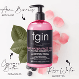 TGIN Rose Water Hydrating Conditioner For Curls & Waves - 384ml