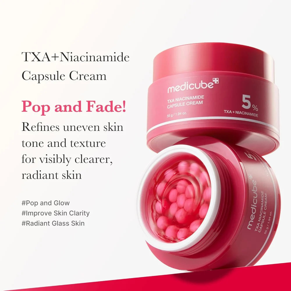 كريم كبسولات نياسيناميد TXA من ميديكيوب 55 جم