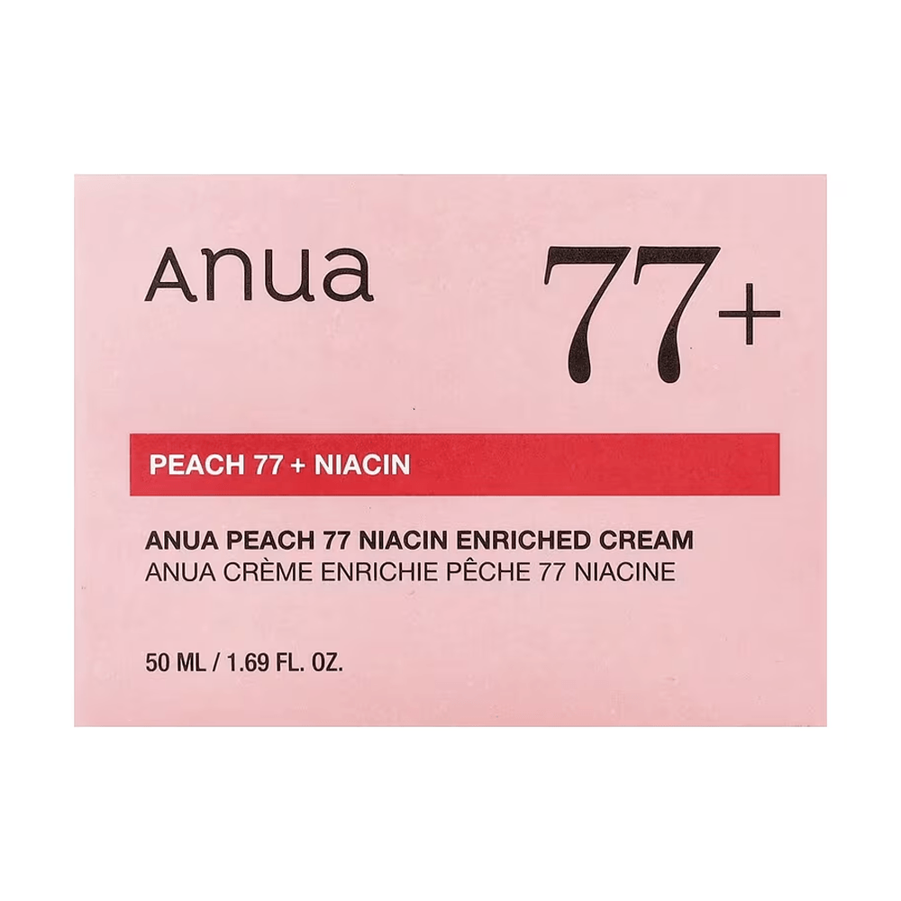 Anua 77+ Peach Niacin Enriched Cream - 50ml