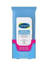 Pack Of 2 Gentle Skin Cleansing Face Wipes Cloths, Unscented - 50Ct