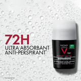 Vichy 72Hr Extreme Control Anti-Perspirant Roll-on For Men -50 ml