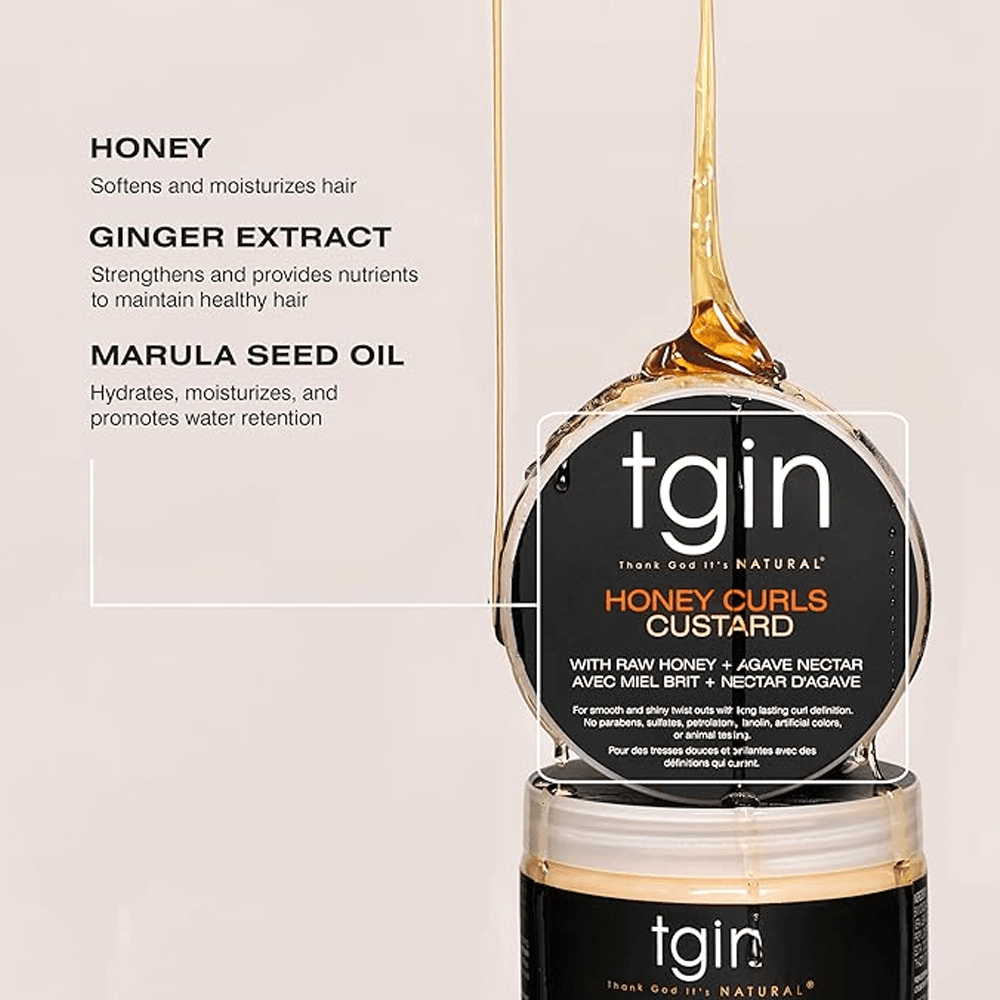 TGIN Honey Curls Custard Mask For Natural Hair - 340g