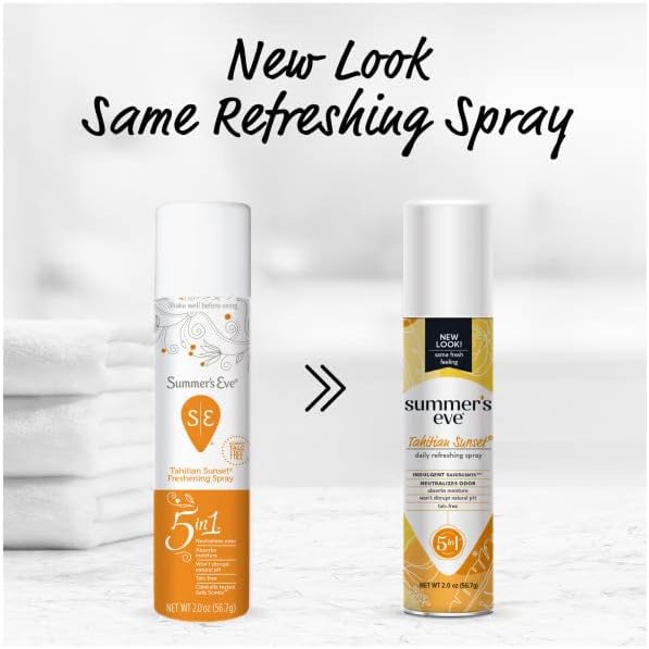 Summer's Eve Tahitian Sunset Deodorant Spray, (2oz)