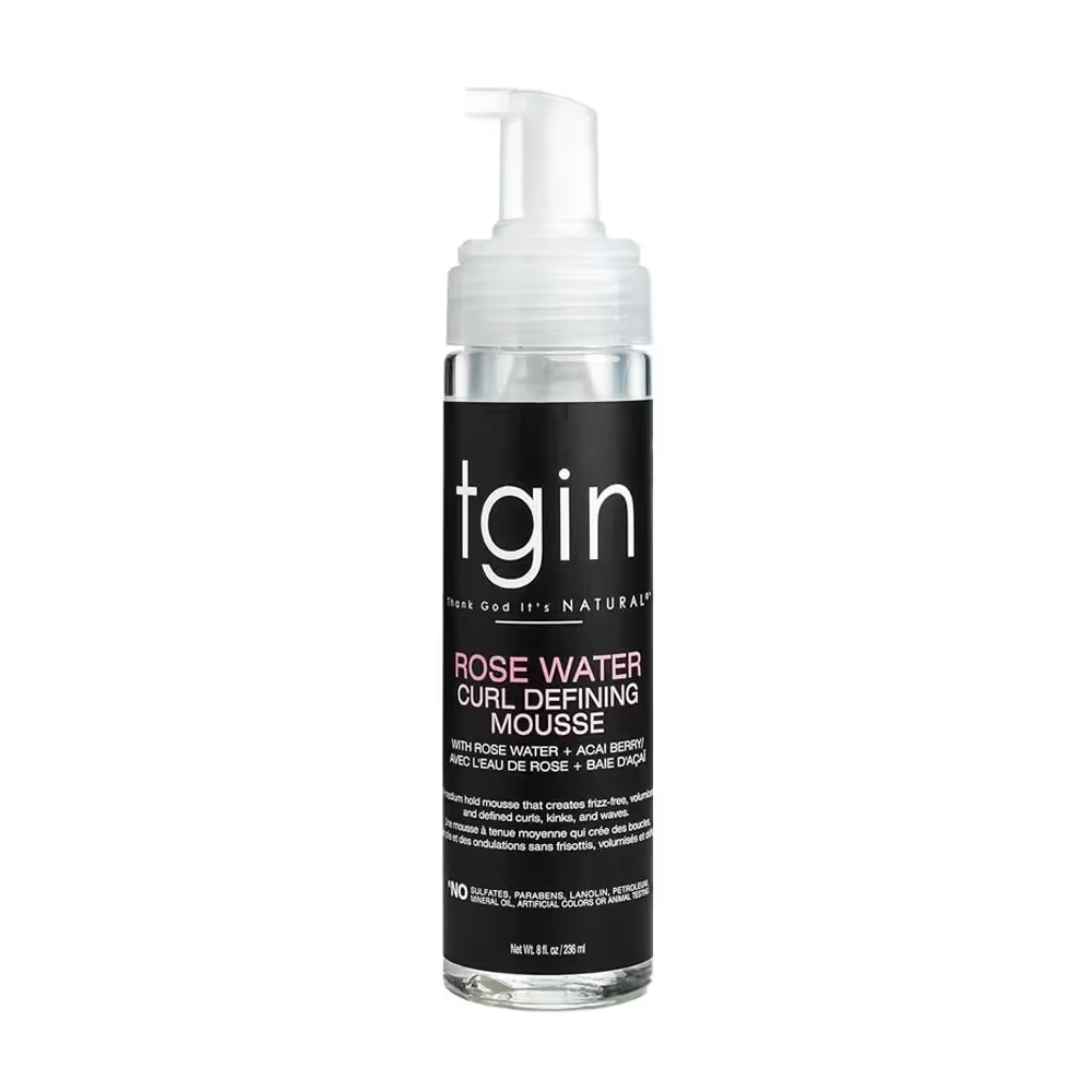 TGIN Rose Water Curl Defining Mousse - 236ml