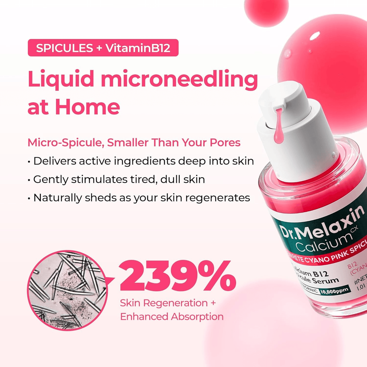 Dr.Melaxin Cemenrete Cyano Pink Spicule Serum - 30ml
