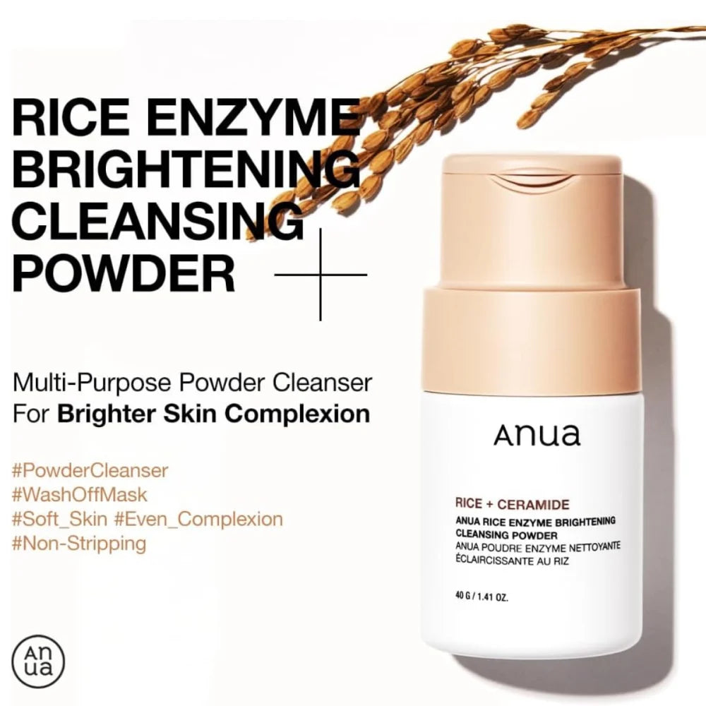 Anua Rice Enzyme Powder for Deep Cleansing and Brightening – 240g