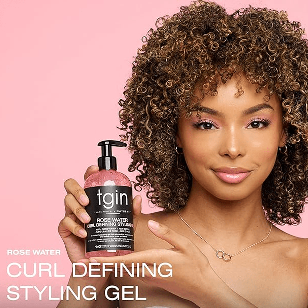 TGIN Rose Water Defining Styling Gel - 384ml