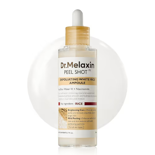 Dr.Melaxin Peel Shot Exfoliating White Rice Ampoule - 80ml