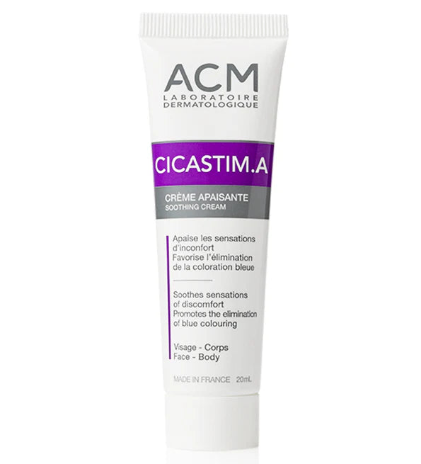 كريم ACM Cicastim.A المرطب والملطف للوجه والجسم – 20 مل