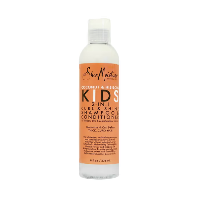 Shea Moisture Coconut & Hibiscus 2-in-1 Shampoo and Conditioner for Kids - 237 ml