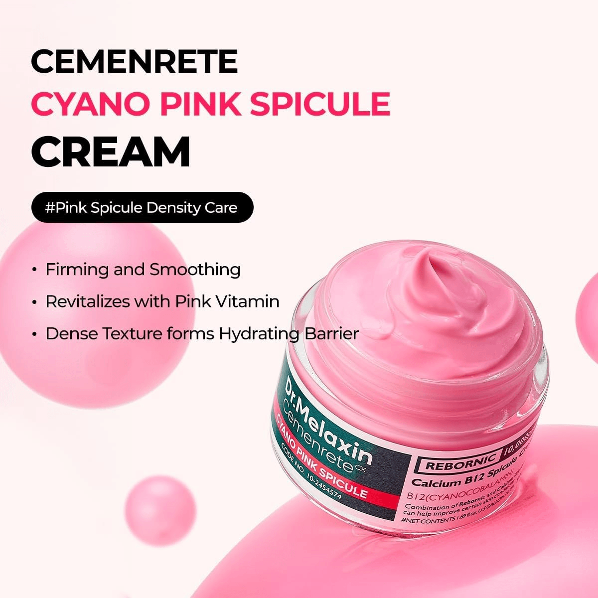 Dr.Melaxin Cemenrete Cyano Pink Spicule Cream - 50ml