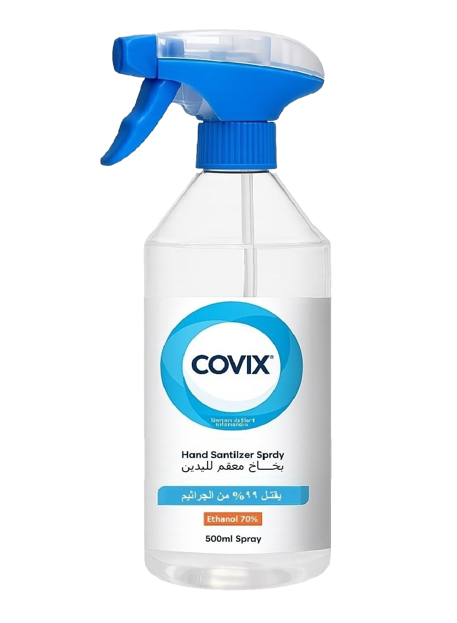 Covix Antimicrobial Body Wash 500 ml, Lemon With Shower Puff